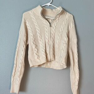 Jessica Simpson Cream Cable Knit Sweater